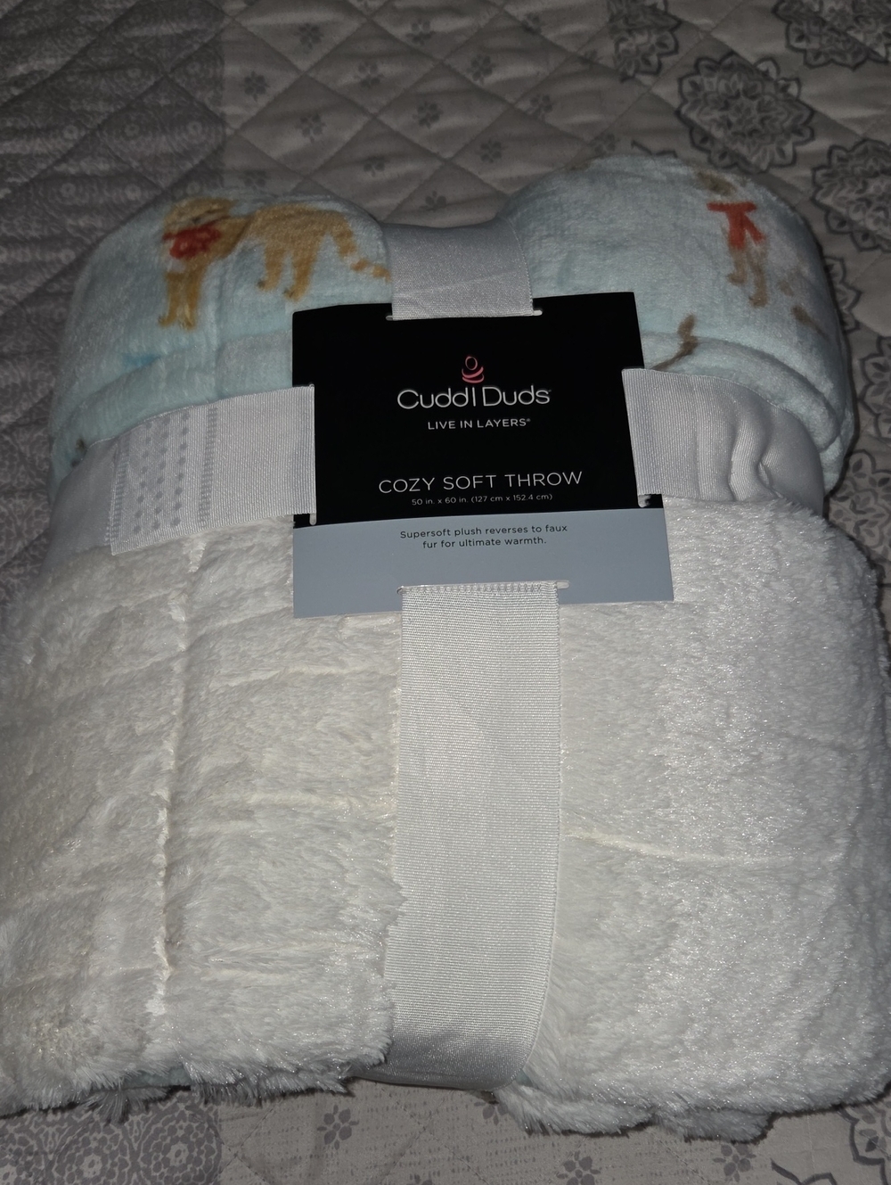 Cuddl Duds Cozy Soft Throw